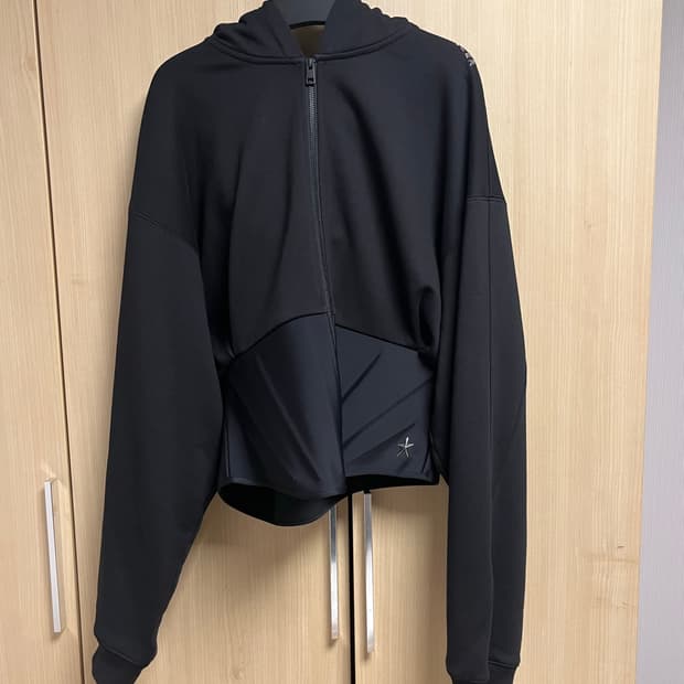 L)h&m 뮈글러 후드집업