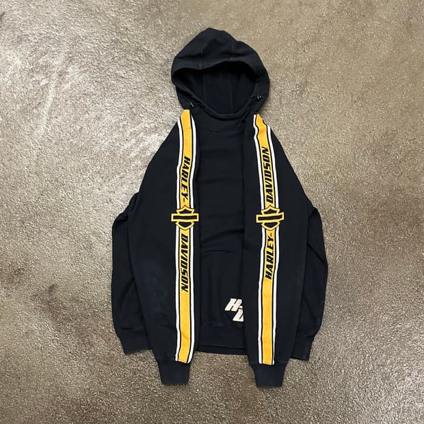 할리데이비슨 사이드 로고 후드티 (110-115)