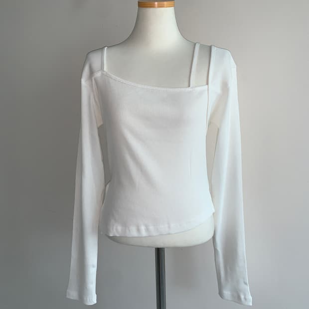Unbalance slit shoulder t