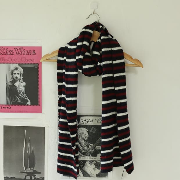 빈티지 스트라이프 목도리