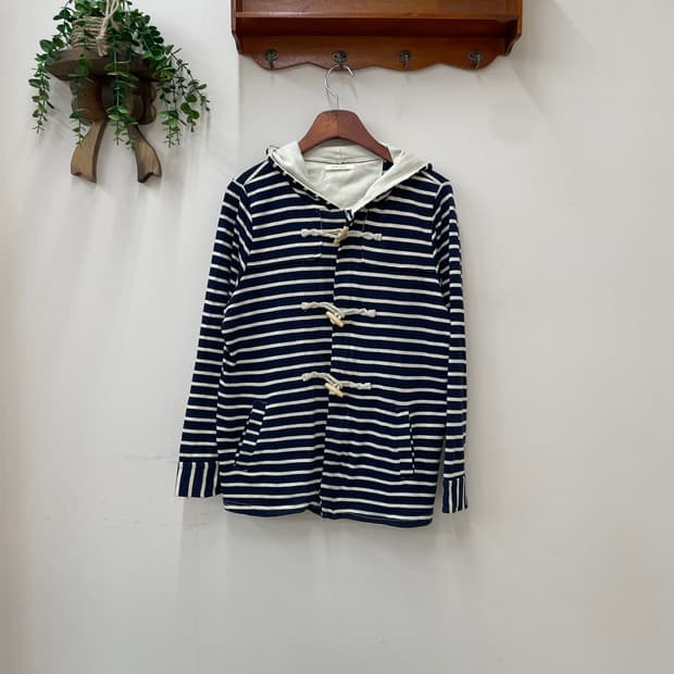 올리브데올리브 더플 떢복이 스트라이흐 집업 후드 자켓