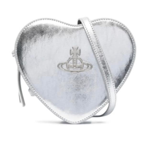 비비안웨스트우드 루이스 하트 크로스백 실버