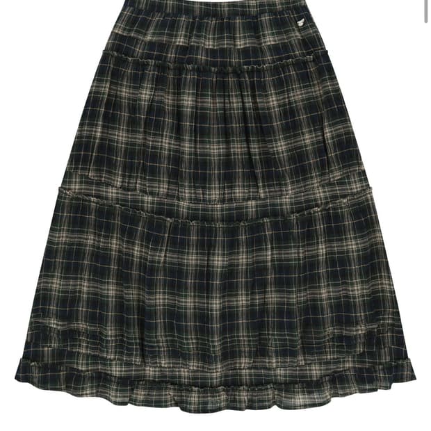 코이세이오 SHIRRING MIDI SKIRT CHECK 2사이즈