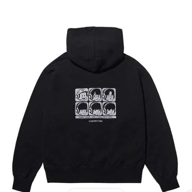 [XL] 빠다너스 bdns T1 플레이어 후드 집업 블랙