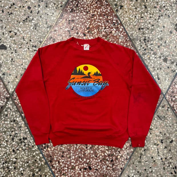 90s 저지스 Sunset Bay 스웻 (L)