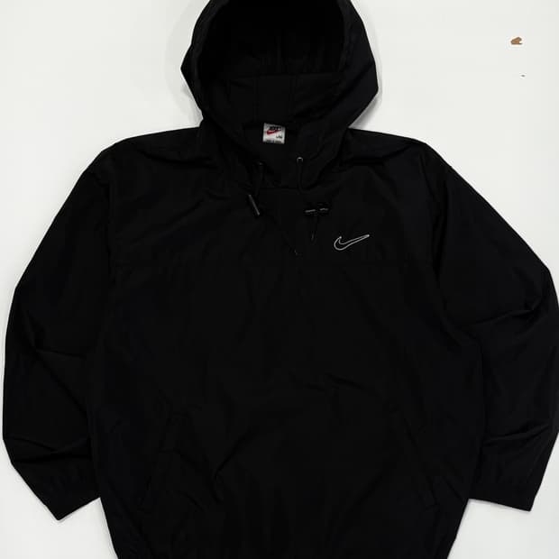 Nike 나이키 빈티지 블랙 풀오버 아노락 