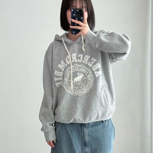 아베크롬비 그레이 스펠아웃 후드티