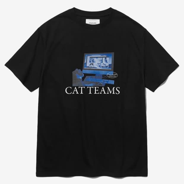 비바스튜디오 SOCIAL CAT TEAM SHORT SLEEVE XL