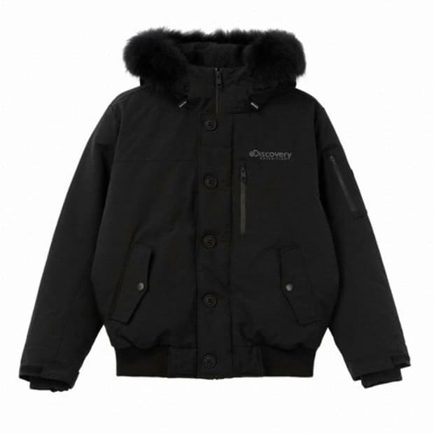 디스커버리 마젤란 숏패딩 블랙 95사이즈