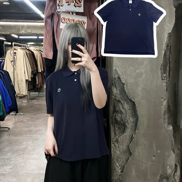 브룩스 브라더스 카라 반팔 티셔츠 네이비 XL #csz3292