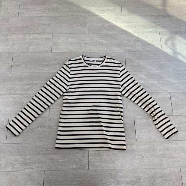 질샌더+ 스트라이프 티셔츠 m사이즈