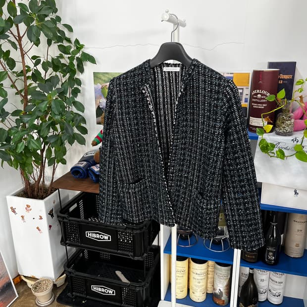 더캐시미어 트위드자켓 85