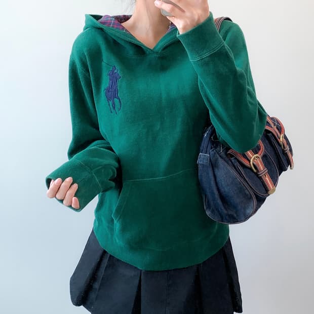 폴로 빅포니 후드티 