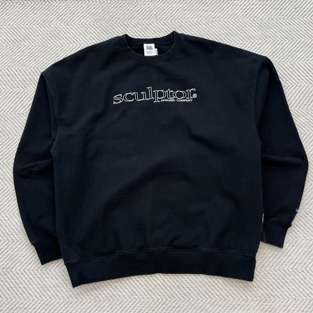 스컬프터 로고 맨투맨 r3050