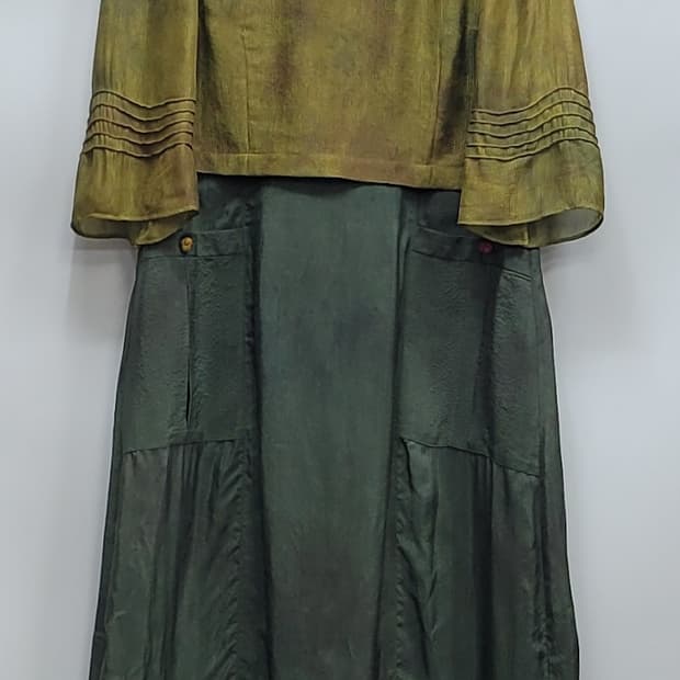 물드림 인견 천연염색 개량한복 원피스 / 여 66

