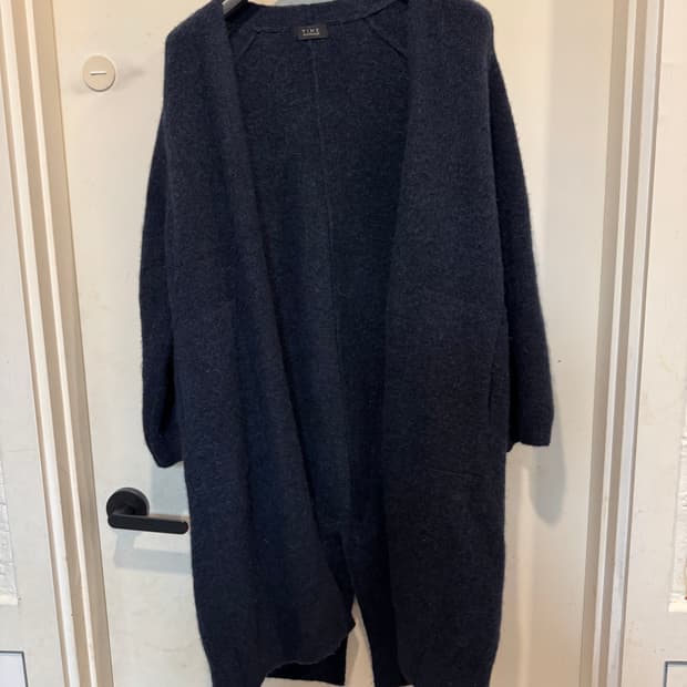 타임 알파카 블렌드 니트 가디건