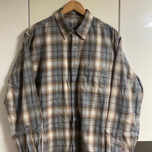 무인양품 무지 오라리맛 셔츠 