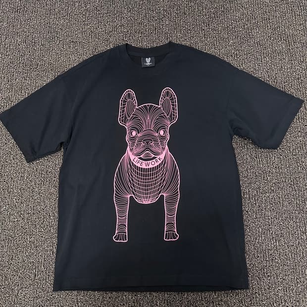 라이프워크 반팔티셔츠 블랙 S