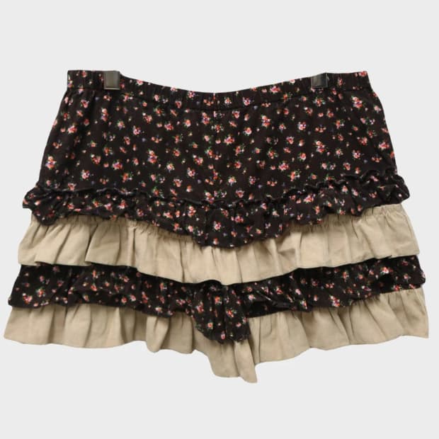 플라워 캉캉 프릴 바지 63479