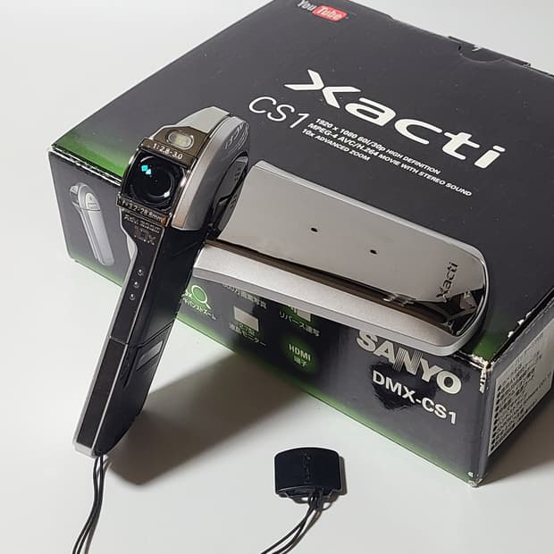 산요 작티 DMX-CS1 빈티지 캠코더 디카