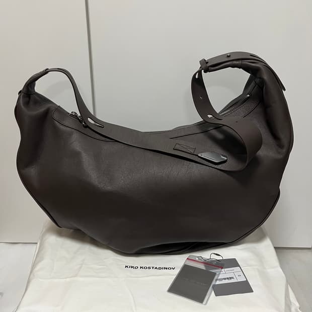 키코 코스타디노브 25fw MORAVIA 레더 백/초콜렛