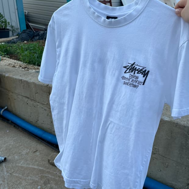 스투시 도버 스트리트 마켓 싱가포르 반팔티 M