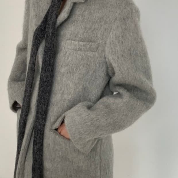 릴리코츠 알파카 페이브 자켓