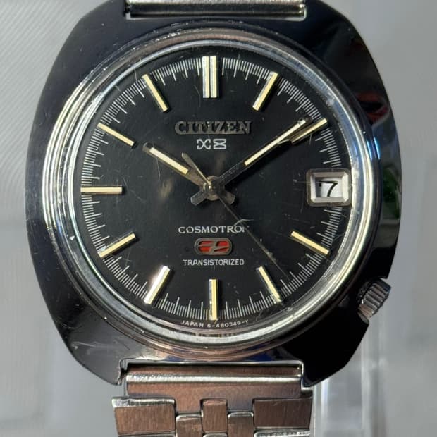 빈티지 시티즌 코스모트론 남성 손목시계