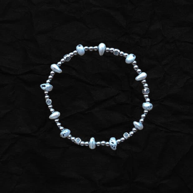 silver echo bracelet 써지컬 팔찌