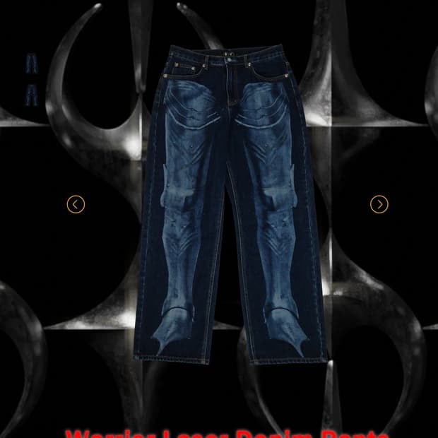 떠그클럽 워리어 데님 팬츠 (1사이즈)