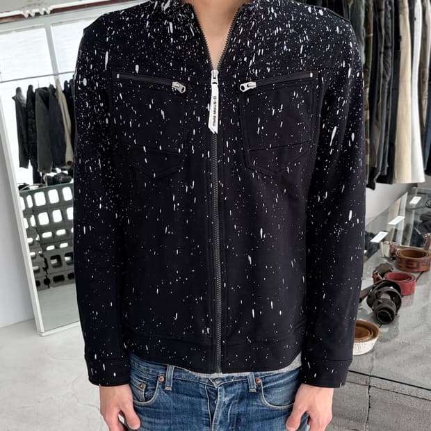 지스타 로우 페인티드 집업 자켓