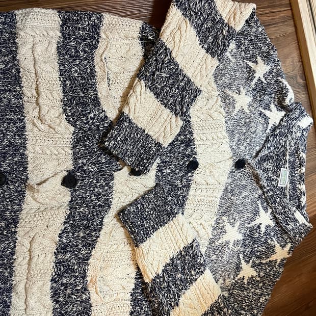 [GUESS USA] 아메리칸 케이블 니트 가디건 게스