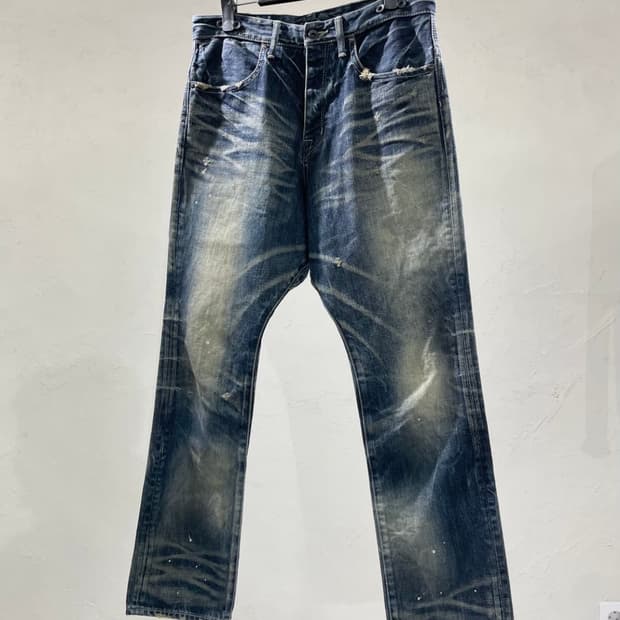 CIVARIZE oil washed denim pants