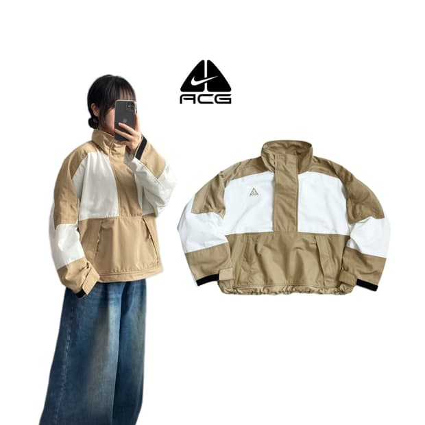 나이키 ACG 테크니컬 크롭 아노락 바람막이 자켓