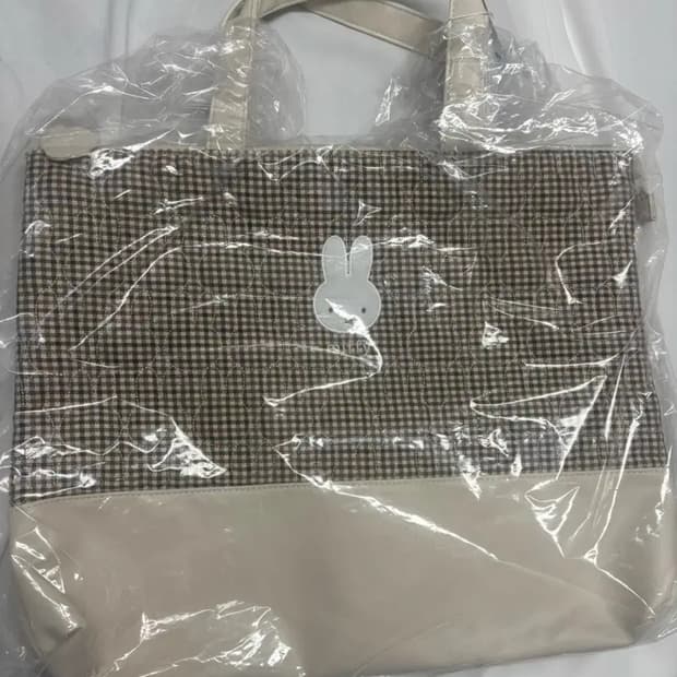 미피 도트 체크 가방