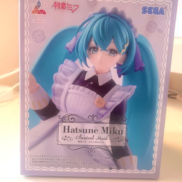 미개봉 미쿠 메이드 피규어
