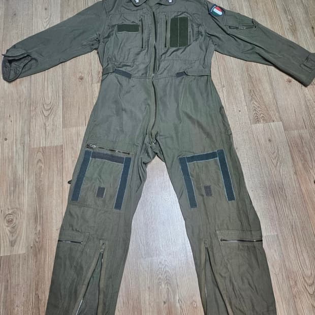 90s 이탈리아 공군 점프수트 T65 올리브그린
