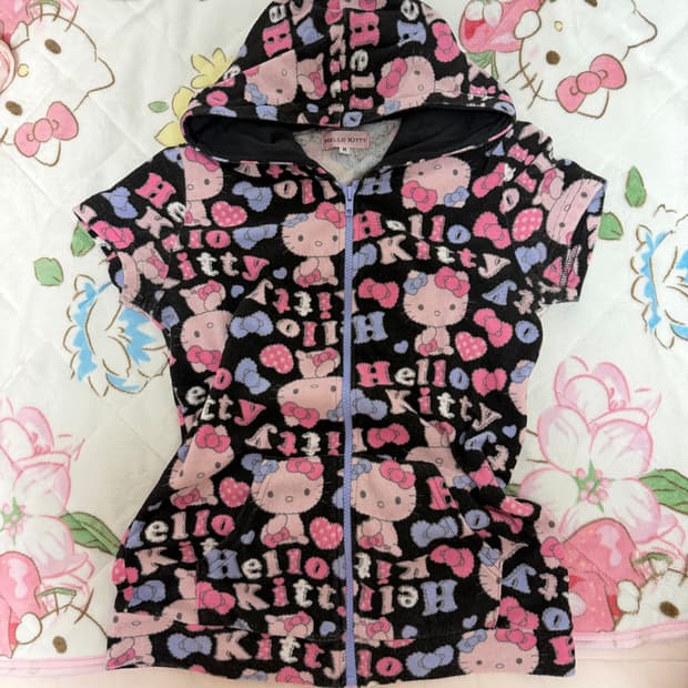 산리오 헬로키티 테리 여름파자마 잠옷 /갸루 헤이세이 핀터레스트 핀터깔 