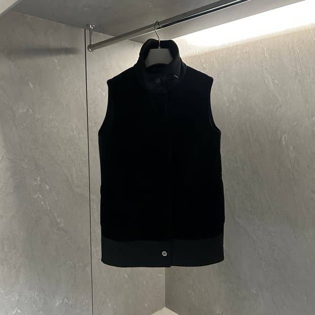 에르메스 밍크 캐시미어 하이넥 베스트