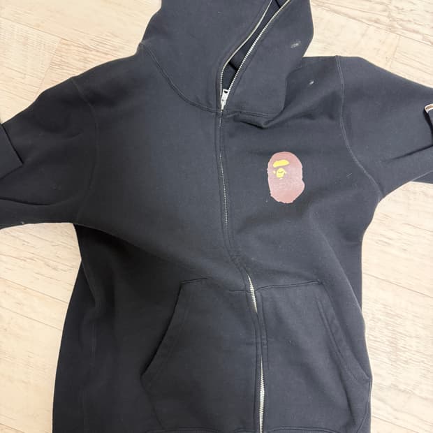 베이프 후드집업