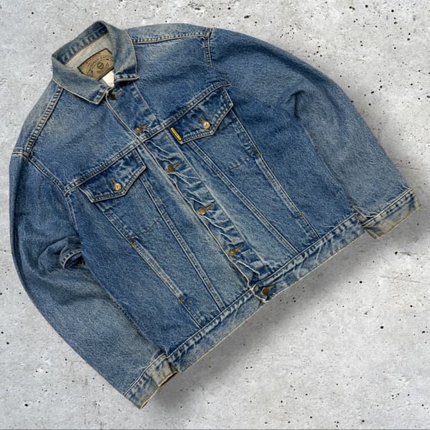 80-90s ARMANI 아르마니 진 빈티지 데님 청자켓 E53