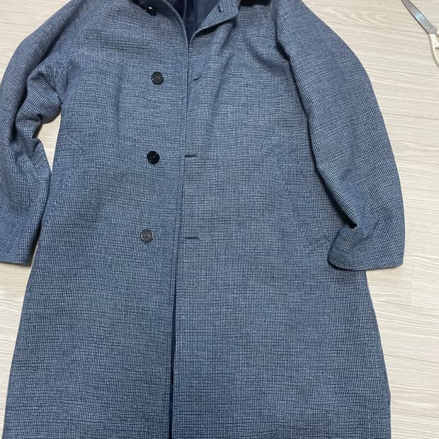 새상품급 커스텀멜로우 남성 체크코트 38/00