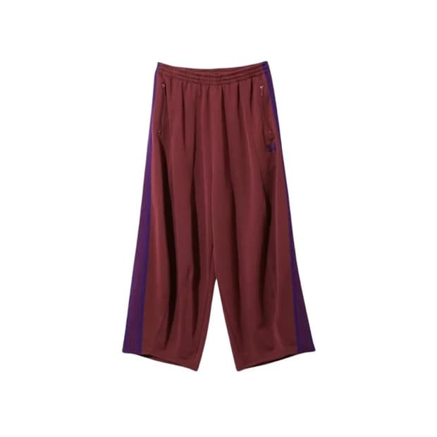 니들스hd 트랙팬츠 버건디 팝니다xl