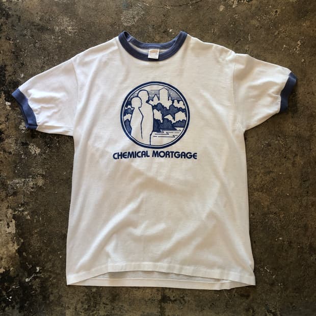 70s~90s Ringer T-shirt-L