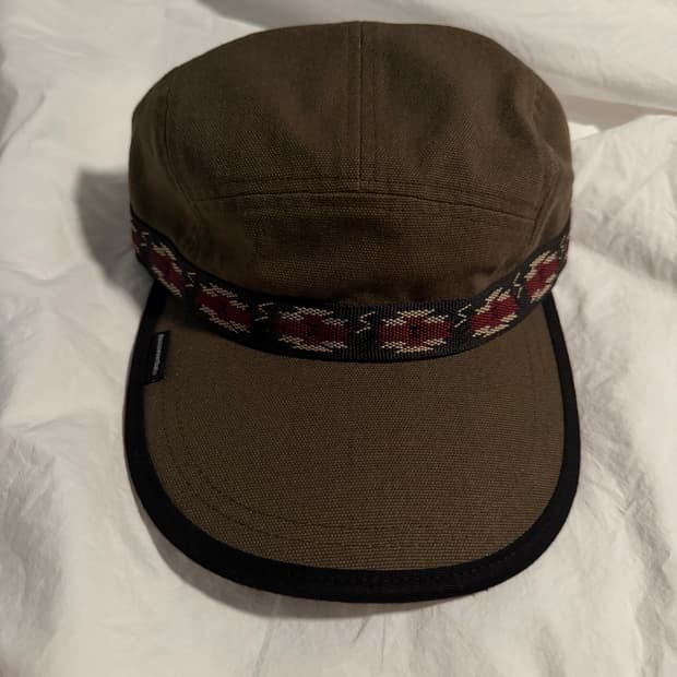 Long Bill Strap Cap Khaki