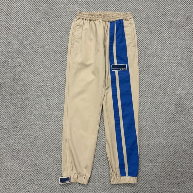 엑스걸 자수패치 조거팬츠 v2497 