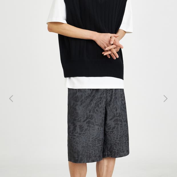 [M] 유스 브이넥 니트 베스트