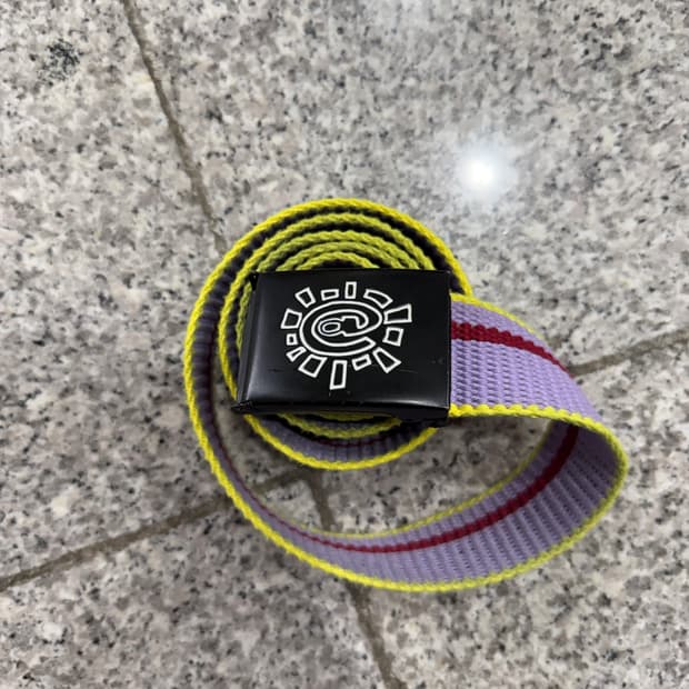 adwysd drippy @sun canvas belt 올웨이즈 웹 벨트