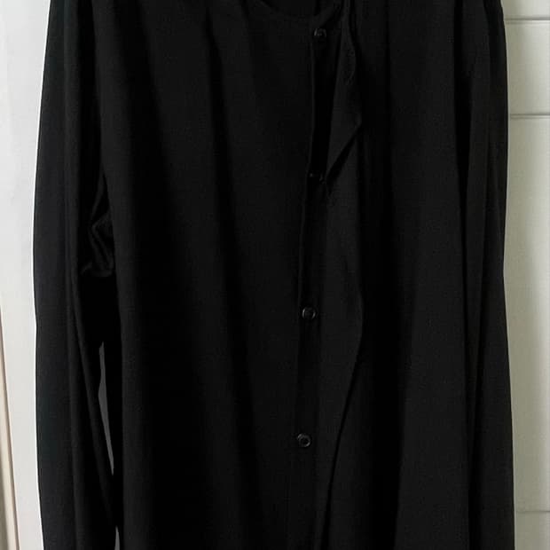 요지야마모토 뿌르옴므 더블레이어드 블라우스 4size