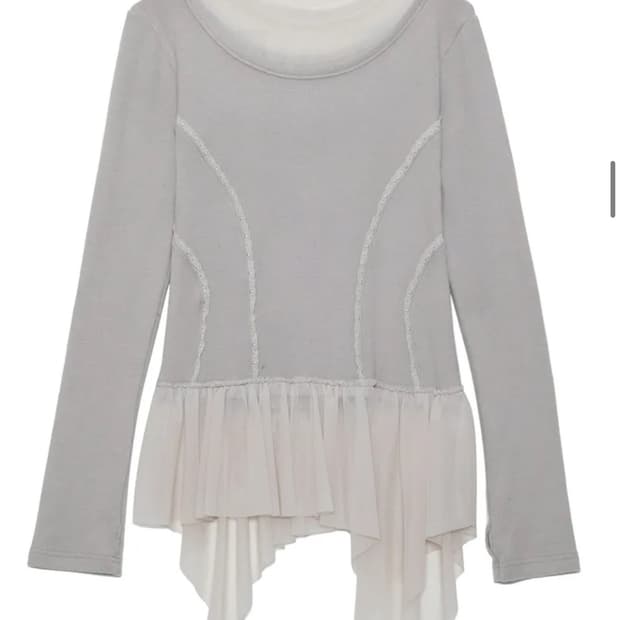 정가7.9만 플레어업 레이어드 레이스 롱슬리브